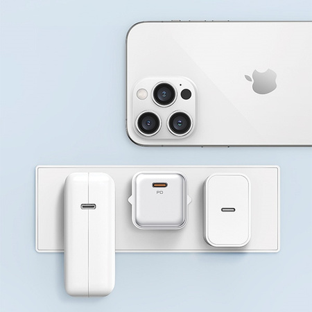 USAMS ŁADOWARKA SIECIOWA 1XUSB-C PD30W DO IPHONE 13 14 15 SZYBKIE ŁADOWANIE