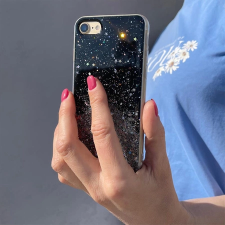 WOZINSKY ETUI POKROWIEC DO IPHONE 12 MINI STAR GLITTER BŁYSZCZYK Z BROKATEM