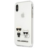 KARL LAGERFELD ETUI HARDCASE DO IPHONE XS MAX 7 8 11 12 13 14 TRANSPARENTNE