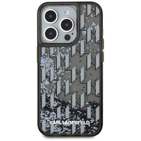 KARL LAGERFELD ETUI LIQUIDE GLITTER MONOGRAM GRADIENT DO IPHONE 15 PRO MAX