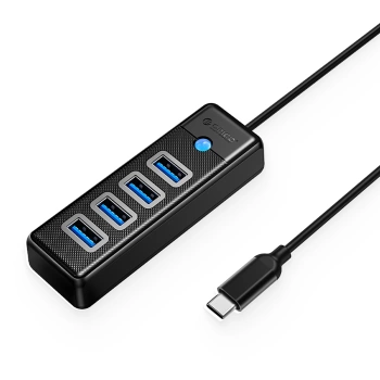 ORICO HUB USB-C 4x USB-A 3.0 DO LAPTOPA PC MACBOOK ZŁĄCZE SZYBKIE PRZEJŚCIE