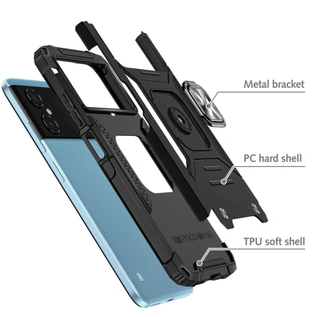 WOZINSKY ETUI RING ARMOR POKROWIEC DO SAMSUNG GALAXY A03 MAGNETYCZNY UCHWYT