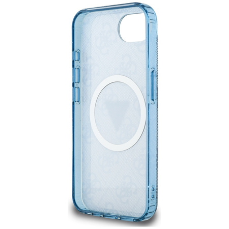 GUESS ETUI TPU Z MAGNETYCZNYM SYSTEMEM DO IPHONE 16E Z LŚNIĄCĄ POWIERZCHNIĄ