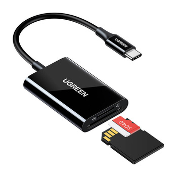 UGREEN CZYTNIK KART USB-C 2W1 DO TELEFONÓW I LAPTOPÓW Z PRĘDKOŚCIĄ 5 GBPS