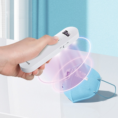 USAMS LAMPA UV-C RĘCZNA MINI DO TELEFONÓW IPHONE XIAOMI SAMSUNG DEZYNFEKCJA