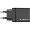 VERBATIM ŁADOWARKA 30W 3XUSB-A USB-C DO IPHONE ANDROID SZYBKI CHARGE PD 3.0