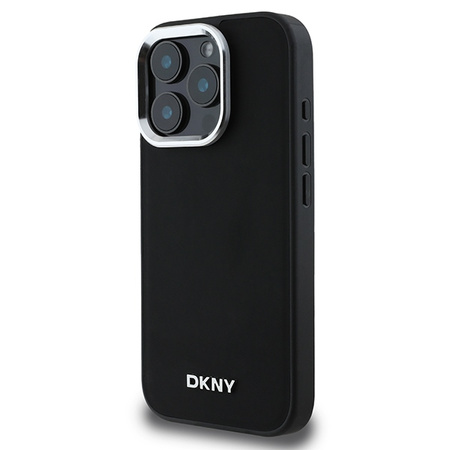 DKNY ETUI HARDCASE PLAIN SILVER LOGO DO IPHONE 16 PRO 6.3 DO MAGSAFE