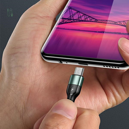 USAMS KABEL MICRO USB DO TELEFONÓW DOŁADOWANIE SZYBKIE 1M 2A DO HTC XIAOMI