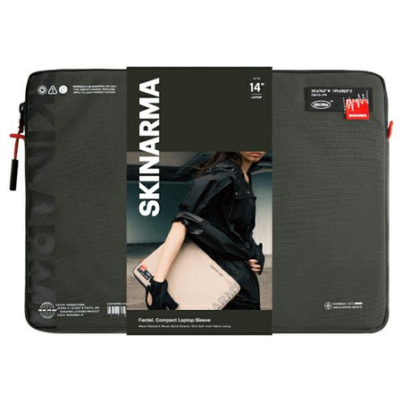 Skinarma Torba Fardel laptop sleeve 14 oliwkowy/olive