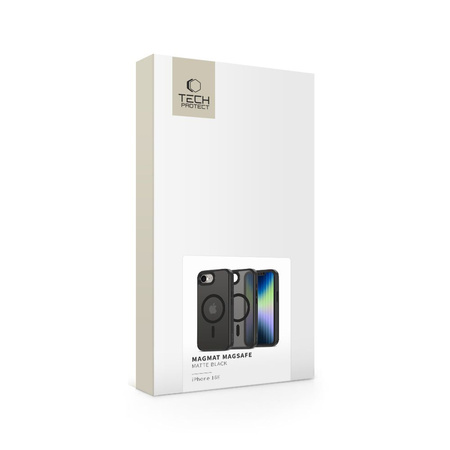 TECH-PROTECT MAGMAT CASE DO IPHONE 16E DO MAGSAFE MATTE BLACK PROTEKCJA