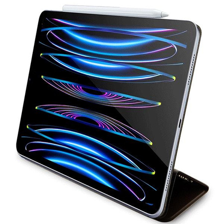 Etui Guess GUFCP12PS4SGW na iPad Pro 12.9" - brązowe 4G Stripe Allover