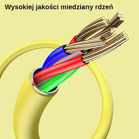 USAMS KABEL MICRO USB DO SZYBKIEGO ŁADOWANIA 1M DO TELEFONÓW SAMSUNG HUAWEI
