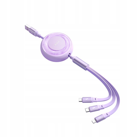 MCDODO KABEL ZWIJANY MICRO LIGHTNING USB-C 3W1 66W