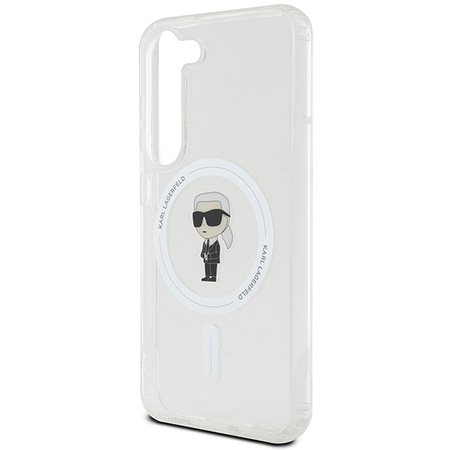 KARL LAGERFELD CASE DO MAGSAFE DO SAMSUNG S24 S921 IKONIK TRANSPARENTNY