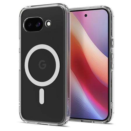 SPIGEN ULTRA HYBRID CASE DO GOOGLE PIXEL 9A DO MAGSAFE TRANSPARENTNY