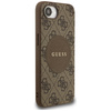 GUESS ETUI POKROWIEC TPU DO IPHONE 16E DO MAGSAFE 4G CIRCLE CLASSIC LOGO