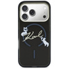 Etui Karl Lagerfeld IML Choupettes Karl Script Logo MagSafe do iPhone 17 Pro czarny