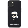 Etui Karl Lagerfeld KLHCP14S3DRKINK na iPhone 14 - czarne Rubber Ikonik 3D