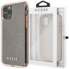 Guess GUHCN58PCGLPI iPhone 11 Pro różowy/pink hard case Glitter