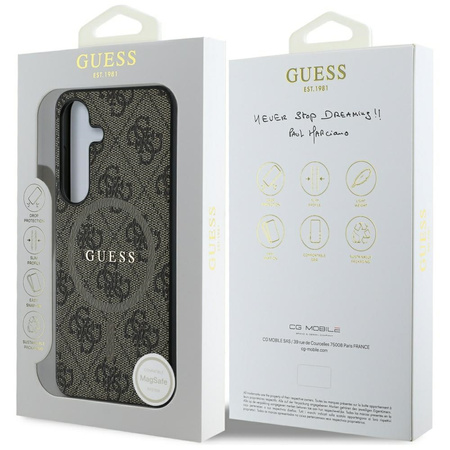 GUESS ETUI POKROWIEC TPU DO SAMSUNG GALAXY S25 DO MAGSAFE CLASSIC LOGO