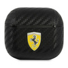 Ferrari FESA3CABK AirPods 3 cover czarny/black On Track PU Carbon