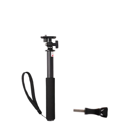 HURTEL SELFIE STICK Z UCHWYTEM DO KAMERY I SMARTFONÓW DO WYGODNEGO NAGRANIA