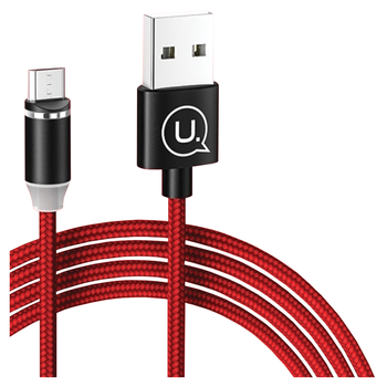 USAMS KABEL MAGNETYCZNY U-SURE DO LIGHTNING 1M 2.1A DO APPLE SZYBKIE
