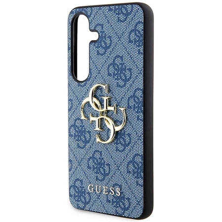 Etui Guess 4G Big Metal Logo na Samsung Galaxy S24+ - niebieskie