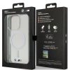 Etui BMW Silver Ring MagSafe na iPhone 15 Pro - przezroczyste