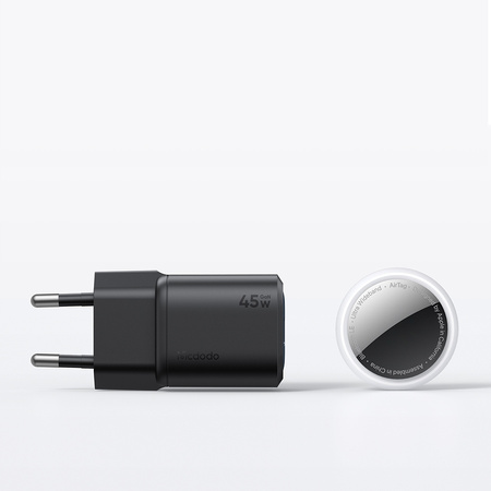 MCDODO SZYBKA ŁADOWARKA SIECIOWA ZASILACZ KOSTKA DO ŁADOWARKI USB-C 45W GAN