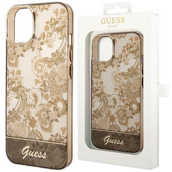 Guess GUHCP14MHGPLHC iPhone 14 Plus 6,7" ochre hardcase Porcelain Collection