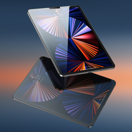 Baseus 2x Full-glass film 0,3mm szkło hartowane do iPad Pro 11" 2021 (5 gen.) / 2020 (4 gen.) / 2018 (3 gen.) i iPad Air 4/Air 5 10.9" z zestawem montażowym