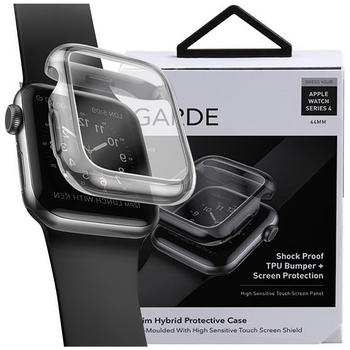 UNIQ etui Garde Apple Watch Series 4/5/6/SE 44mm. szary/smoked grey