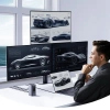 Stacja dokująca Baseus Spacemate RD1 hub 11w1 USB-C - 2xHDMI 4K@60Hz 2xDP 4K@60Hz 2xUSB-A 10Gb/s USB-C 10Gb/s RJ45 USB-A 480Mb/s USB-C PD mini jack 3.5mm ładowarka EU - szara