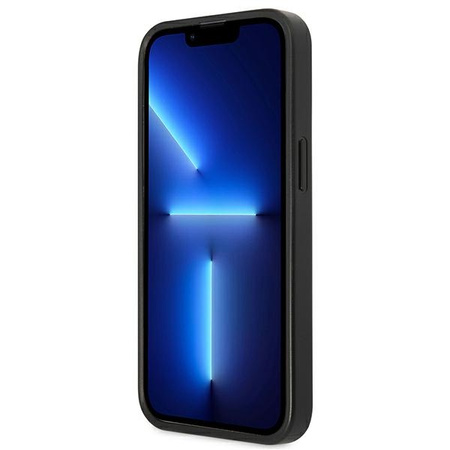 GUESS ETUI DO IPHONE 13 PRO 13 6,1 HARDCASE SAFFIANO Z MAŁYM LOGO METALOWYM