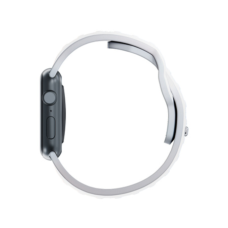 38/40/41/42 mm White (small) - 3mk Silicone Watch Strap for Apple