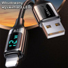 USAMS Kabel pleciony U78 lightning 1.2mLED 2.4A Fast Charging czarny/black SJ543USB01 (US-SJ543)