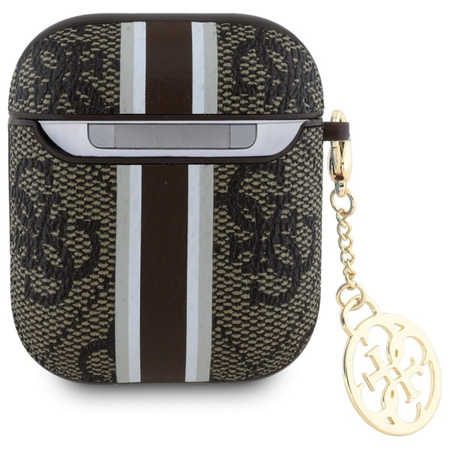 GUESS ETUI POKROWIEC DO AIRPODS 1 2 Z CHARME STRIPE NAJLEPSZA OCHRONA