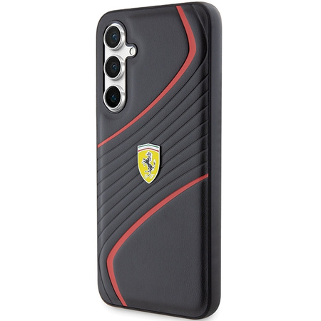 FERRARI ETUI HARDCASE DO SAMSUNG GALAXY S23 FE S711 TWIST METAL LOGO