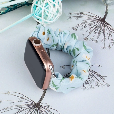 HURTEL MATERIAŁOWY PASEK DO APPLE WATCH 7 6 5 4 3 2 SE 45 44 42MM NA GUMIE