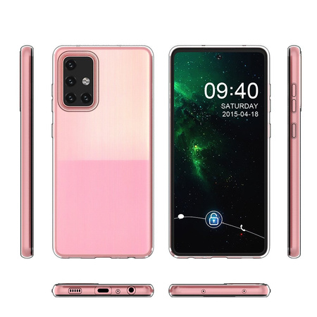 Żelowy pokrowiec etui Ultra Clear 0.5mm Samsung Galaxy A73 przezroczysty