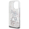 Etui Karl Lagerfeld Liquid Glitter       Choupette Logo do iPhone 16 Pro Max przezroczysty