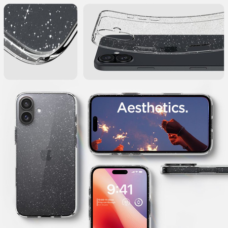 SPIGEN CASE LIQUID CRYSTAL DO IPHONE 16 PLUS SKORUPKA PRZEZROCZYSTA OCHRONA