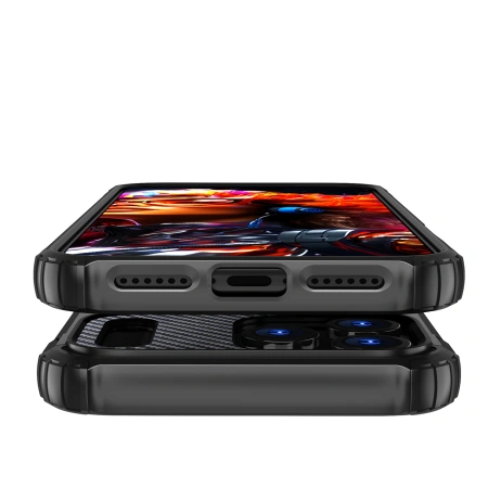 HURTEL ETUI HYBRID ARMOR DO IPHONE 17 PRO PANCERNE Z OCHRONA CAŁEGO