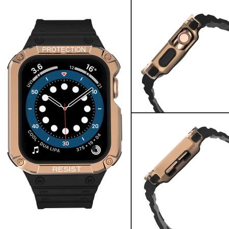 HURTEL OPASKA Z ETUI DO APPLE WATCH 7 6 5 4 3 2 SE 45 44 42MM PANCERNY CASE