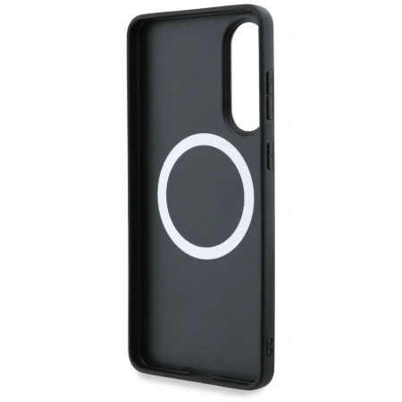 BMW ETUI LEATHER OVERSIZED STRIPES MAGSAFE DO SAMSUNG GALAXY S25 EDGE