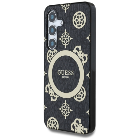 GUESS ETUI DO SAMSUNG GALAXY S25 Z DO MAGSAFE I WZOREM PEONY ELECTROPLATED