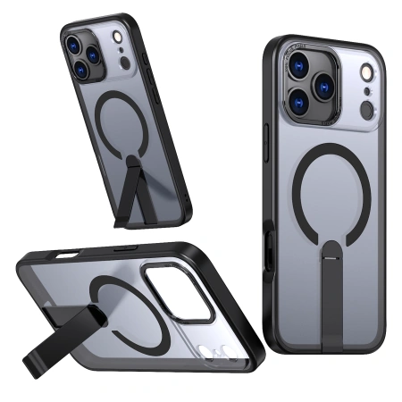 HURTEL ETUI HYBRID ARMOR X DO IPHONE 17 PRO MAX Z PODSTAWKĄ KOMPATYBILNE