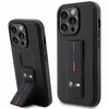 Etui BMW BMHCP14L22GSLK na iPhone 14 Pro - czarne Grip Hot Stamp