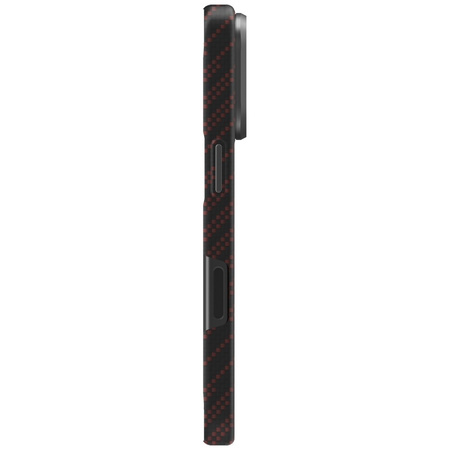 Etui UNIQ Keva EDGE do iPhone 17 Pro Magclick Charging pomarańczowy
